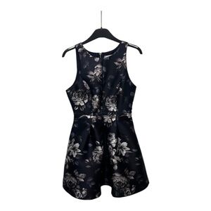 Chelsea from Honey Elegant Floral Sleeveless Flared Fitted Dress - prom style